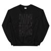 Raving Since 2000s UNISEX Sweatshirt (BLACK PRINT) - Image 3