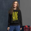 Raving like in 90s Unisex Sweatshirt (YELLOW PRINT) - Image 5