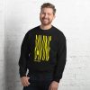 Raving like in 90s Unisex Sweatshirt (YELLOW PRINT) - Image 6