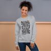 Raving Since 2000s UNISEX Sweatshirt (BLACK PRINT) - Image 8