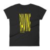 Raving Since 90s Women's T-Shirt (YELLOW PRINT)