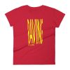 Raving Since 90s Women's T-Shirt (YELLOW PRINT) - Image 3
